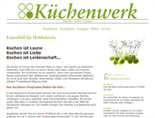 Tablet Screenshot of kuechenwerk.de